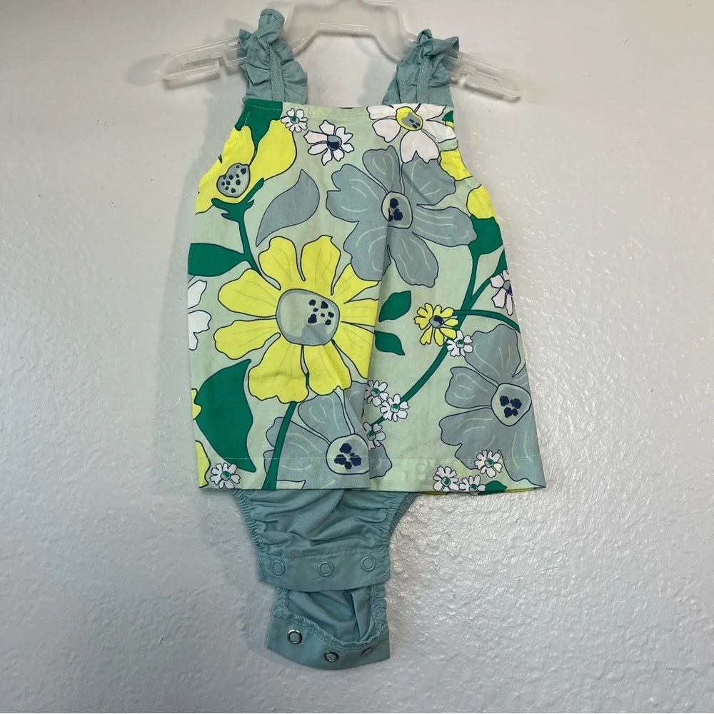 Carter's Just One You® Baby Girls'‎ Floral Romper Blue/Green